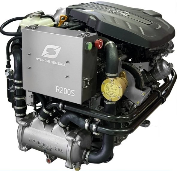 Hyundai Seasall – NEW Hyundai Seasall R200P 197hp Marine Diesel Engine & Gearbox Package