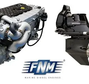FNM – NEW FNM 42HPEP-330 330hp Marine Diesel Engine & Mercruiser Bravo 3 Sterndrive Package